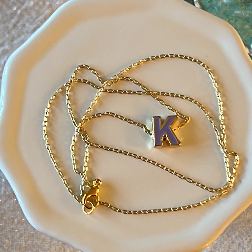Letter K Necklace